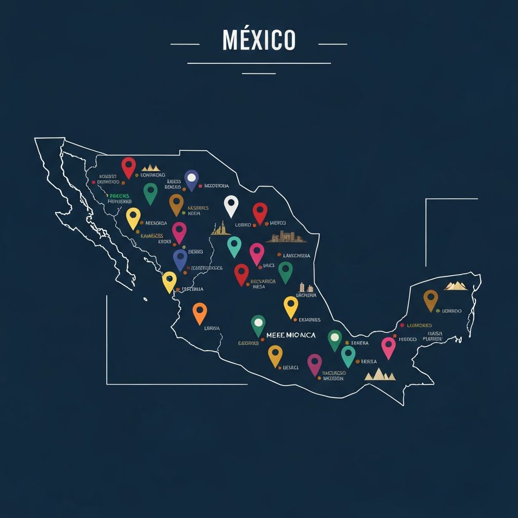 Mapa de cobertura en México